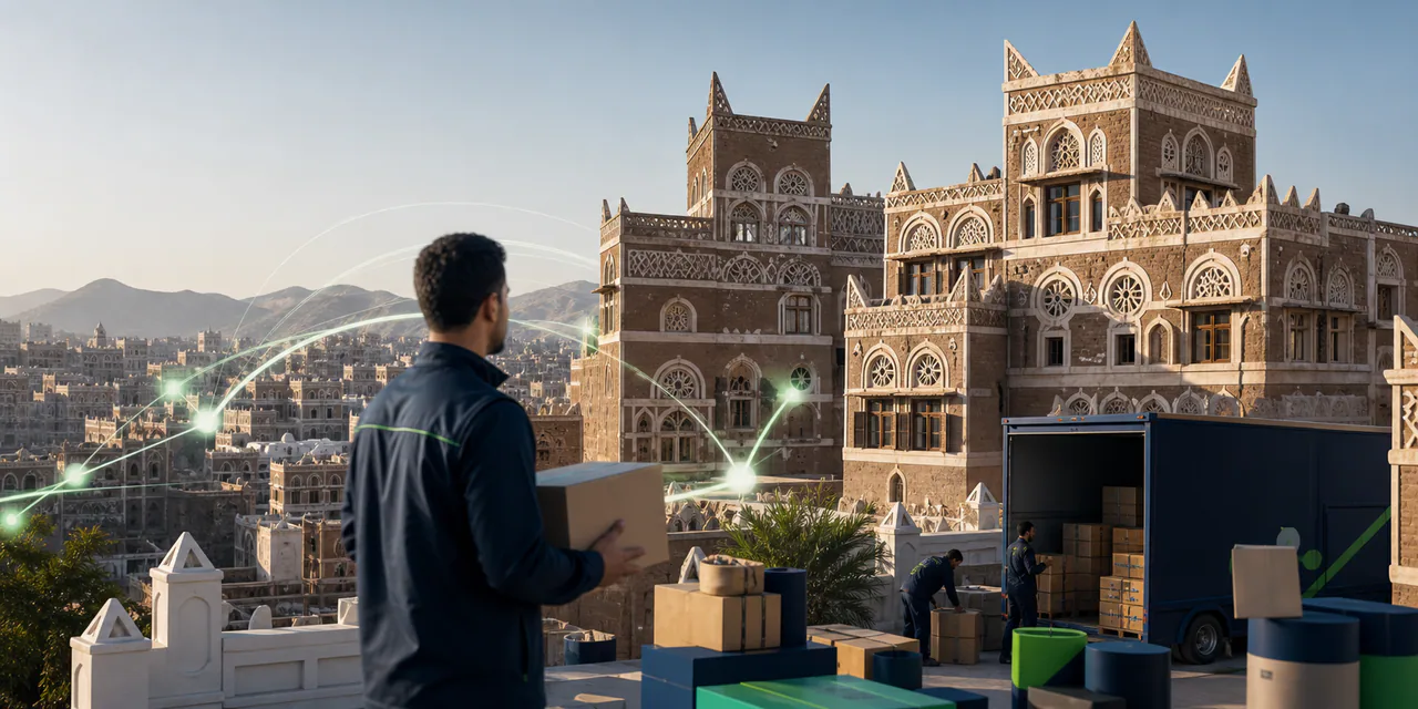 A modern supply network rooted in Sana'a architecture